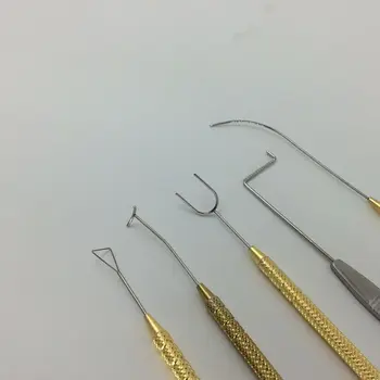 1Kit de 5 ganchos instrumentos de reconstrução da pálpebra dupla pálpebras cirurgia plástica