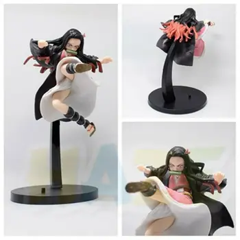 Anime Demon Slayer Kamado Nezuko Pulando Ver. Modelo Figura Brinquedo Novo Sem Caixa