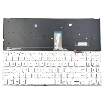 Novo Para Asus Vivobook S15 K530 K530F K530FN S530 S530F S530FA S530FN S530U S530UA S530UF Teclado do Laptop de US Prata Com Backlit